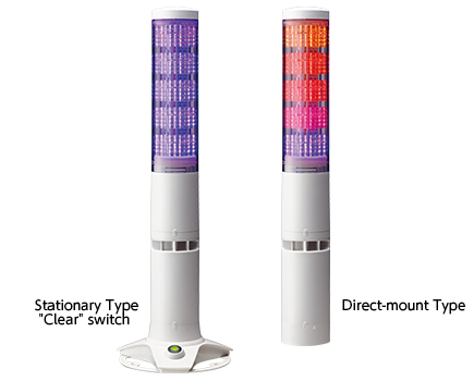 Ethernet Programmable LED Signal Tower with PoE LA6-POE