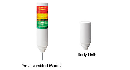 60mm LED Signal Tower with M12 Connector LR6-WC